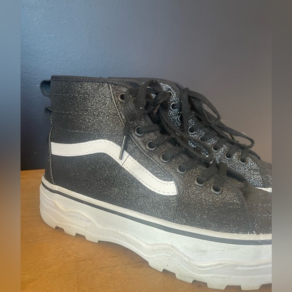 Black Sparkle Vans - Picture 4 of 6